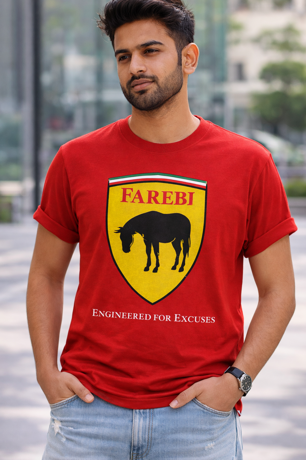 Farebi Engineered for Excuses Tee