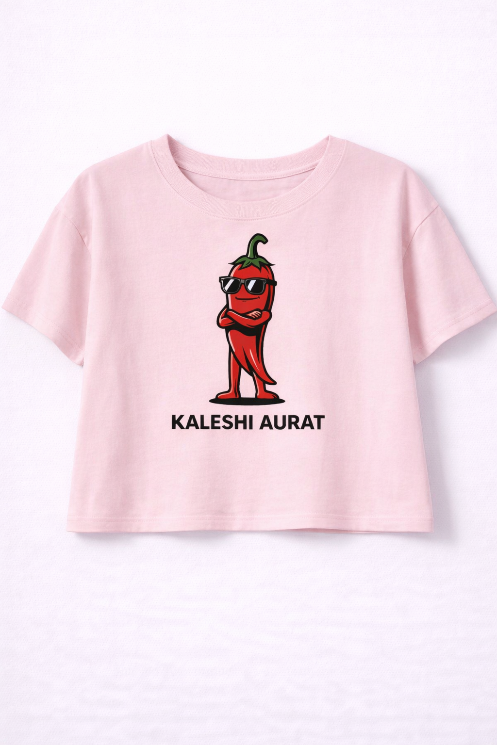 Kaleshi Aurat™ Hot Attitude Crop Tee