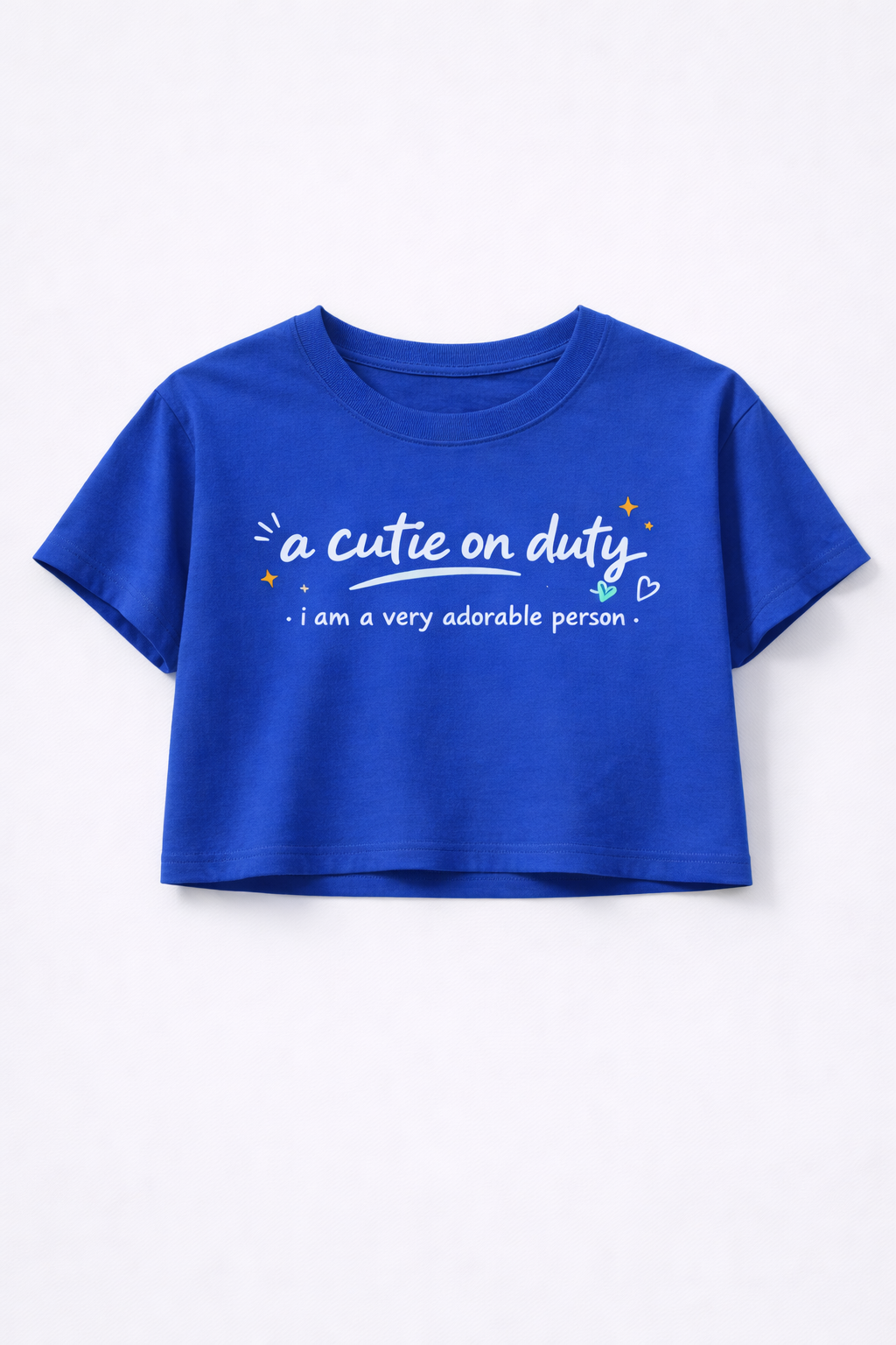 Cutie On Duty™ Main Character Crop Tee