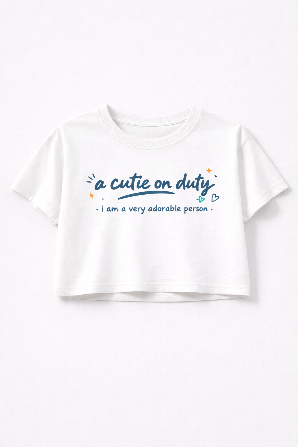 Cutie On Duty™ Main Character Crop Tee